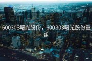 600303曙光股份，600303曙光股份重组