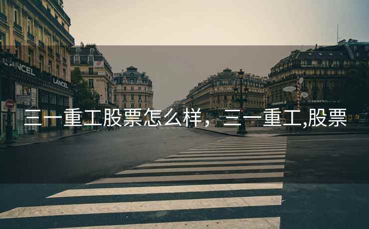 三一重工股票怎么样，三一重工,股票