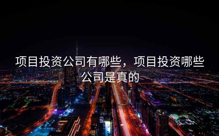 项目投资公司有哪些，项目投资哪些公司是真的